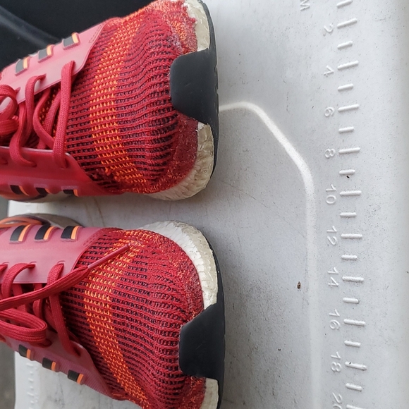 Adidas Ultraboost 19 Running Shoe - Active Maroon / Black 11.5 - Picture 7 of 11